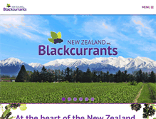 Tablet Screenshot of blackcurrant.co.nz
