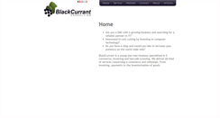 Desktop Screenshot of blackcurrant.be